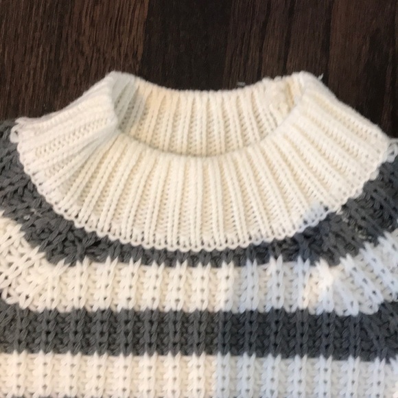 Striped Half Turtleneck Sweater - Picture 2 of 2
